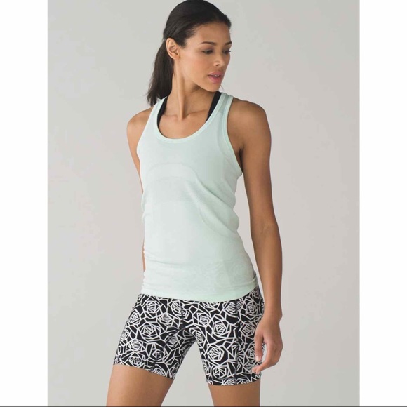 lululemon athletica Pants - Lululemon Speed Track Shorts Posey Black White